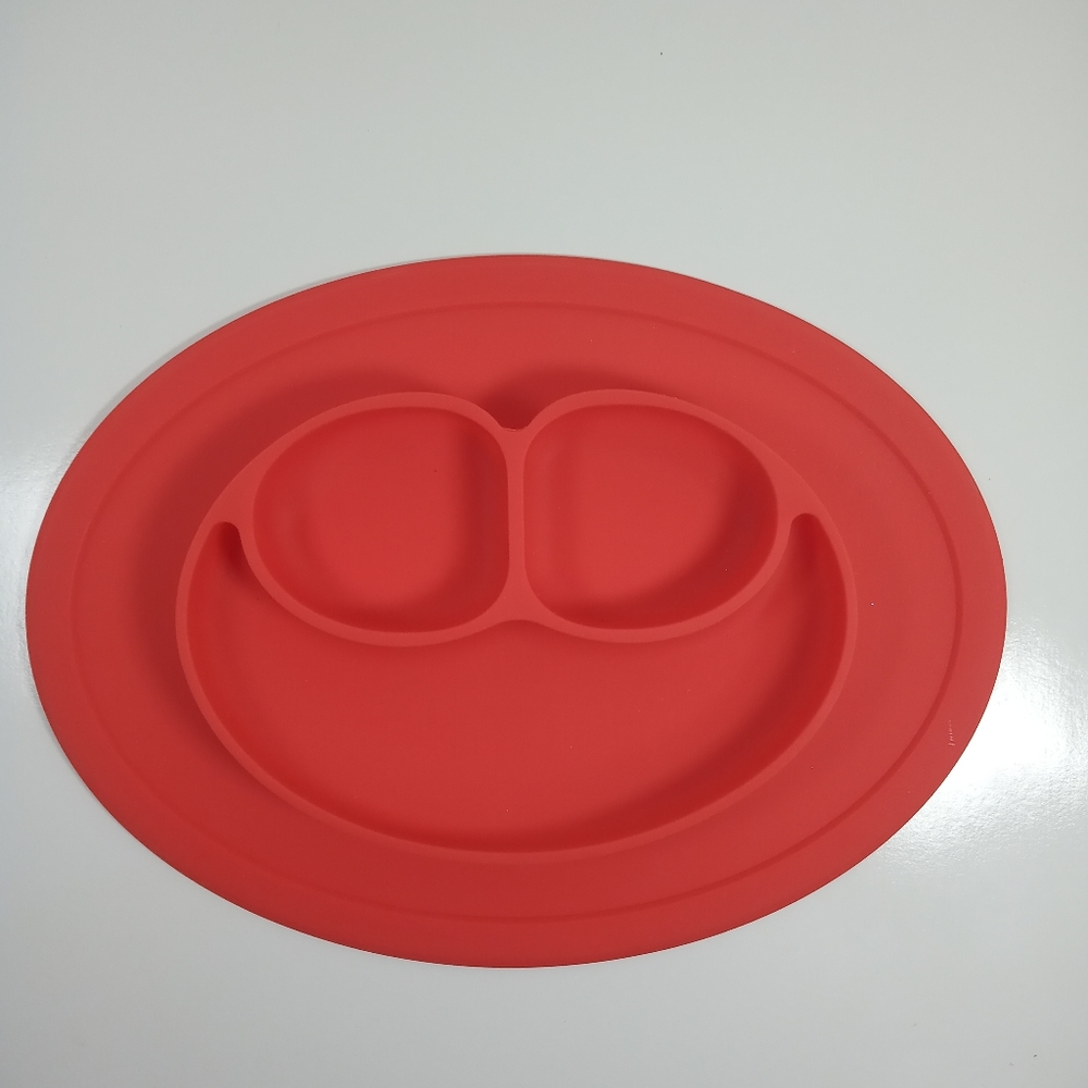Uniform Baby Silicone Baby Plate For Self Feeding